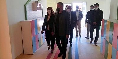 Başkan Sözen yeni kreşleri inceledi