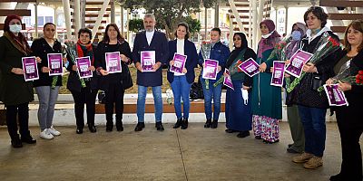 Başkan Şükrü Sözen'den emekçi kadınlara ziyaret