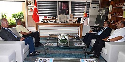 Başkan Topaloğlu, ATSO Başkanı Hacısüleyman ile bir araya geldi