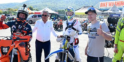 Başkan Topaloğlu, Enduroculara başarı dileklerinde bulundu