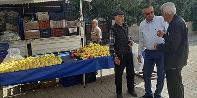Başkan Topaloğlu Göynük pazarında