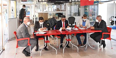 Başkan Topaloğlu, İsa Konuk Pasajı esnafıyla biraraya geldi