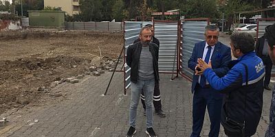 Başkan Topaloğlu, Kemer Merkez Pazarı'nda incelemelerde bulundu