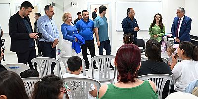 Başkan Topaloğlu, kursiyerler ve velileriyle bir araya geldi