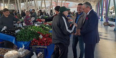 Başkan Topaloğlu, Kuzdere Pazar esnafıyla bir araya geldi