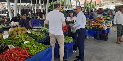 Başkan Topaloğlu, Kuzdere pazarında