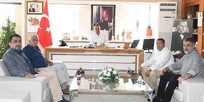 Başkan Topaloğlu'na CHP Antalya İl Başkanlığı'ndan ziyaret