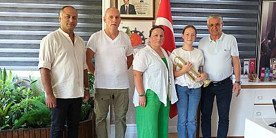 Başkan Topaloğlu’na Cimcim’den nezaket ziyareti 