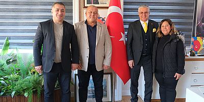 Başkan Topaloğlu’na nezaket ziyareti 