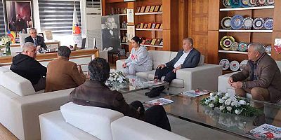 Başkan Topaloğlu’na teşekkür ziyareti