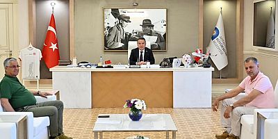 Başkan Topaloğlu’ndan ABB Başkanı Böcek’e ziyaret 