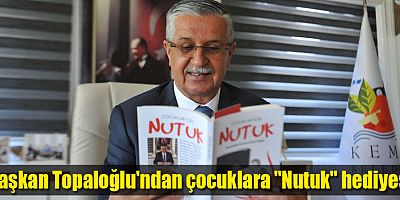 Başkan Topaloğlu'ndan çocuklara 