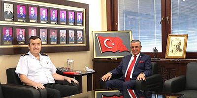 Başkan Topaloğlu'ndan İl Jandarma Komutanı'na ziyaret