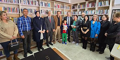 Başkan Topaloğlu’ndan ilçe halk kütüphanesine ziyaret 