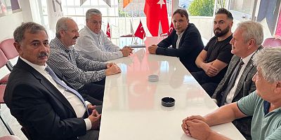 Başkan Topaloğlu’ndan İYİ Parti’ye tebrik ziyareti