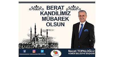 Başkan Topaloğlu'ndan kandil mesajı