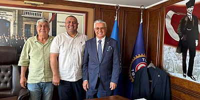 Başkan Topaloğlu'ndan Özdemir'e hayırlı olsun ziyareti