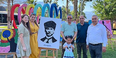 Başkan Topaloğlu öğrencilerin yıl sonu sergisini gezdi