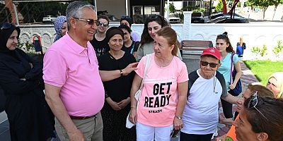 Başkan Topaloğlu pilates kursundaki kursiyerleri ziyaret etti