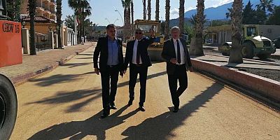 Başkan Topaloğlu Turizm Bulvarı’nda çalışmaları inceledi