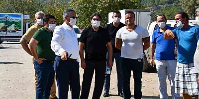 Başkan Topaloğlu yapımı devam eden çalışmaları denetledi