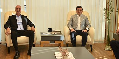 Başkan Tütüncü’den, ATSO Başkanı Bahar’a ziyaret