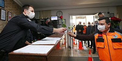 Başkan Tütüncü’den polis haftasında sürpriz ziyaret