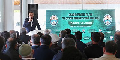 Başkan Ulutaş mesire alanı ve cami projesini tanıttı