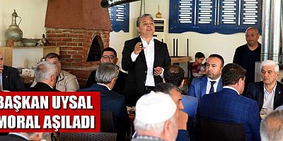 Başkan Uysal moral aşıladı