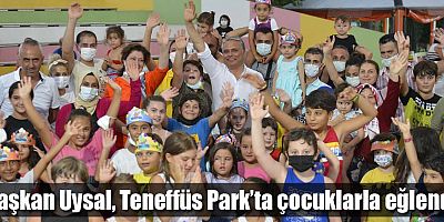 Başkan Uysal, Teneffüs Park’ta çocuklarla eğlendi