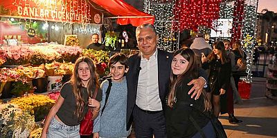 Başkan Uysal, Yeni Yıl Çarşısını ziyaret etti