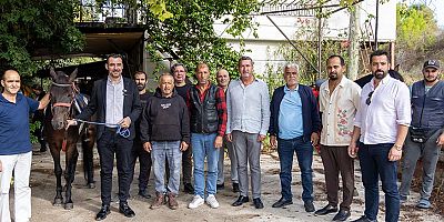 Başkan Vekili Çiçek'ten rahvan at yarışları öncesi ziyaret