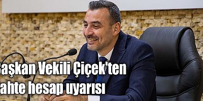 Başkan Vekili Çiçek'ten sahte hesap uyarısı