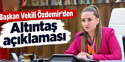 Başkan Vekili Özdemir’den Altıntaş açıklaması