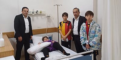 Başkan Vekili Top’tan geçmiş olsun ziyareti 