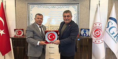 Başkan Yıldırım'dan SGK İl Müdürü Tanrıöver'e iade-i ziyaret
