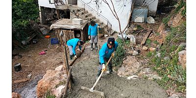 Başkan Yücel'den engelli vatandaş için özel yol çalışması
