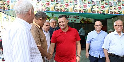 Başkan Yücel Gedevet Yaylası'nda vatandaşlarla buluştu