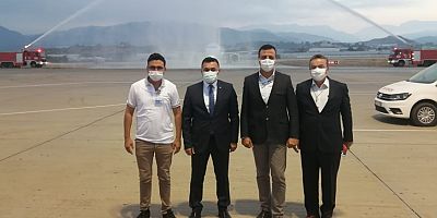 Başkan Yücel'in 5 yıllık uğraşları meyvesini verdi, Kiev-GZP uçuşları resmen başladı