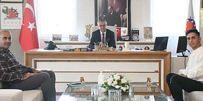 Başkana özel ziyaret