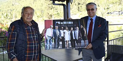 Başkandan hayırsever iş insanı Orduvar Akman’a anlamlı ziyaret