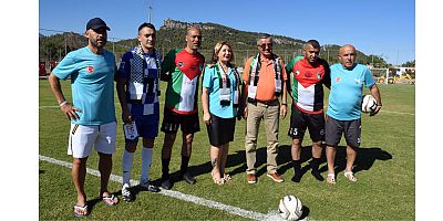 Başlama vuruşunu Başkan Topaloğlu yaptı