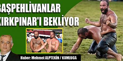Başpehlivanlar Kırkpınar'ı bekliyor