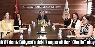 Batı Akdeniz Bölgesi'ndeki kooperatifler 