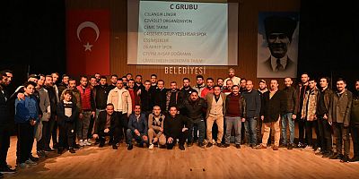 Batı Antalya'nın en büyük halı saha futbol turnuvası kura çekimi gerçekleşti