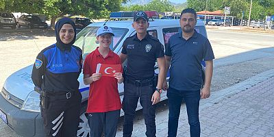 Batuhan'ın polis olma hayali gerçek oldu