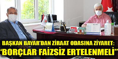 Bayar: Borçlar faizsiz ertelenmeli
