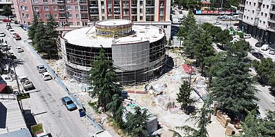 Bebek ve Çocuk Kütüphanesi’nde inşaat çalışmaları sürüyor