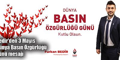 Bedir'den 3 Mayıs Dünya Basın Özgürlüğü günü mesajı