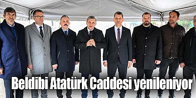 Beldibi Atatürk Caddesi yenileniyor